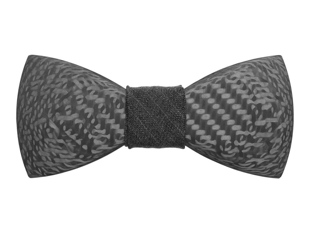 Real Carbon Fiber Bow Tie - Contour