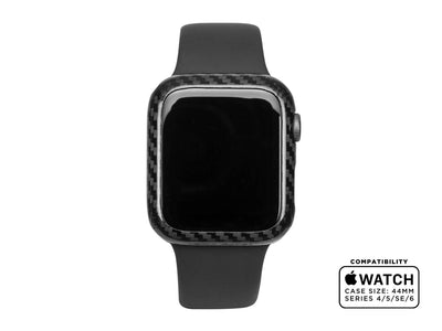 Carbon fiber Apple Watch case for Series 6, SE, 5, 4