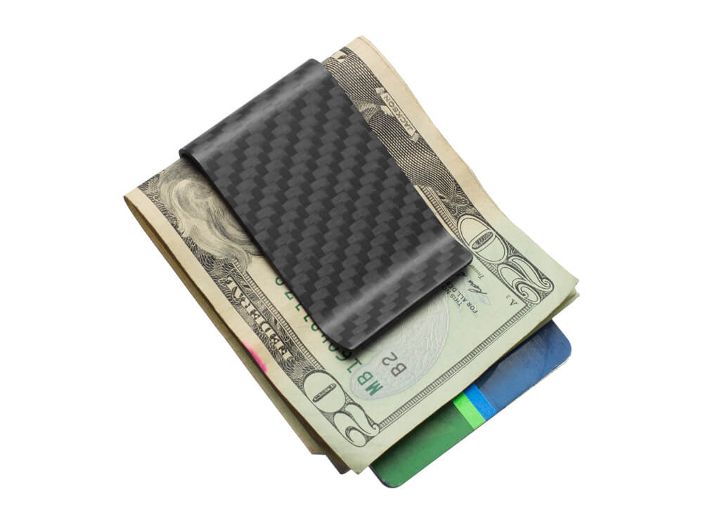 Real Carbon Fiber Money Clip / Matte