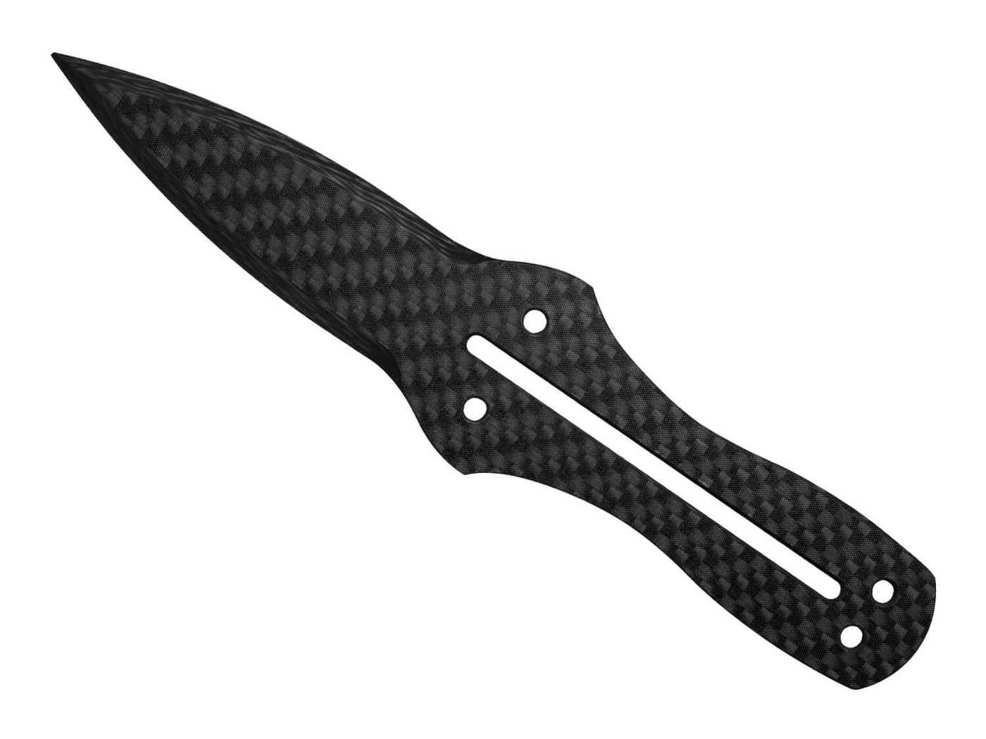 Cuda Composites solid carbon fiber boot knife