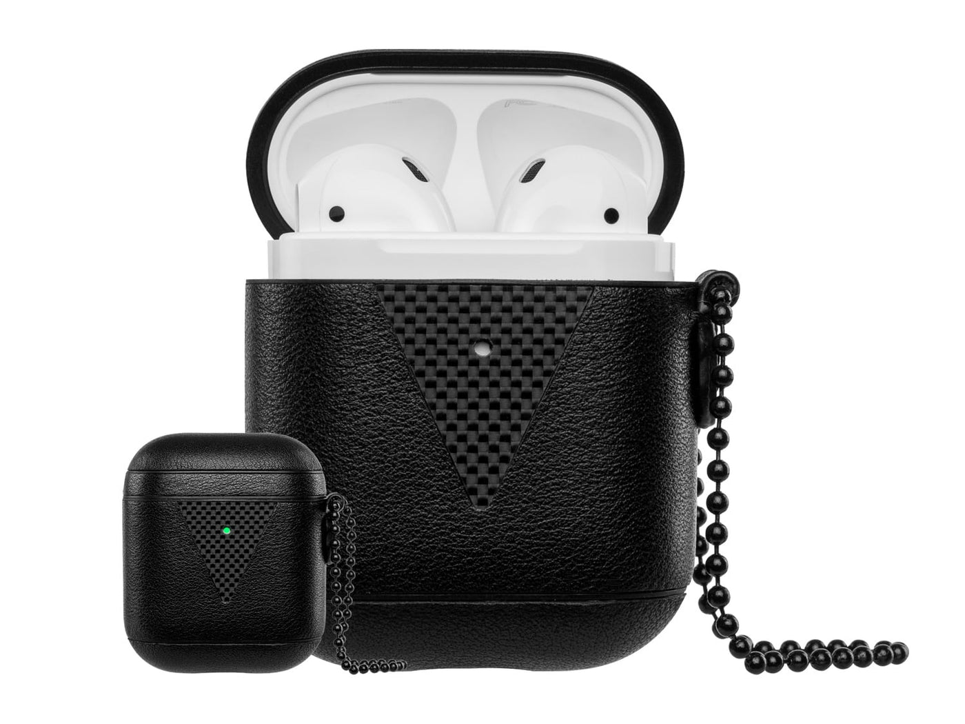 HoverPod NAPA Leather with Carbon Fiber Airpods Case