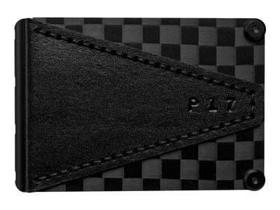 P17 carbon fiber wallet, front
