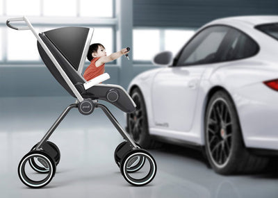 Porsche Starts Them Young with Carbon Fiber Baby Stroller