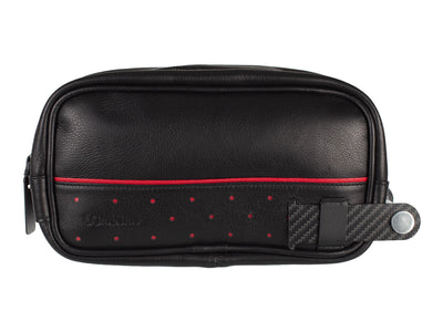 Londono Super Carrera carbon fiber and leather toiletry bag