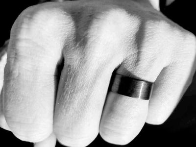 Bullet Unidirectional Carbon Fiber Ring by Element Ring Co. on hand