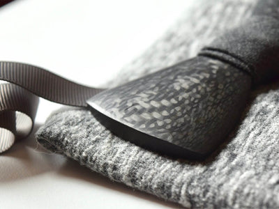 Real Carbon Fiber Bow Tie - Contour