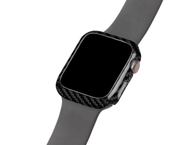 Carbon fiber Apple Watch case for Series 6, SE, 5, 4