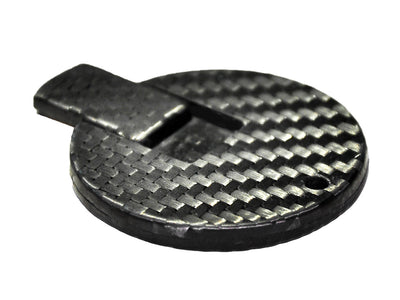 Carbon Touch Circular Sliding Carbon Fiber 4GB USB Keychain