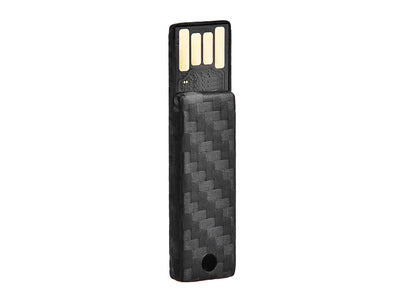 Carbon Touch Rectangular Carbon Fiber 4GB USB Keychain