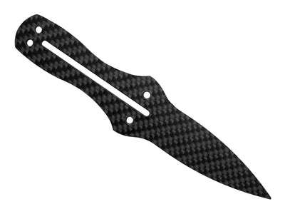 Cuda Composites solid carbon fiber boot knife