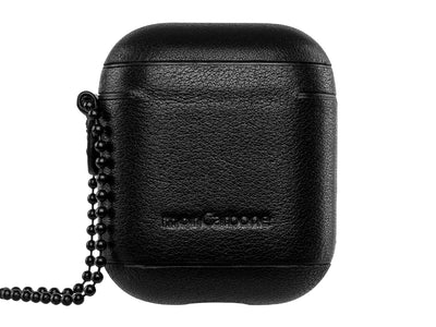 HoverPod NAPA Leather with Carbon Fiber Airpods Case, back