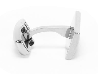 Titanium and Carbon Fiber Rectangle Cufflinks