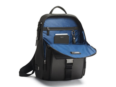 Tumi Doyle Carbon Fiber Backpack, open