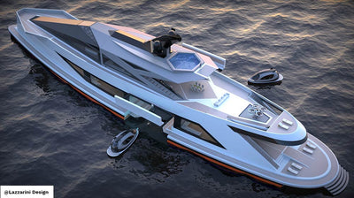 A Multi-Million Superyacht Concept To Be Powered By Powered Hybrid Propulsion