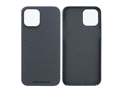 CarboKev Aramid fiber iPhone 12 Pro Max case, front/back without phone