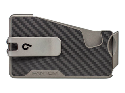 Fantom R Carbon Fiber Fan-Out Wallet with Titanium Money Clip
