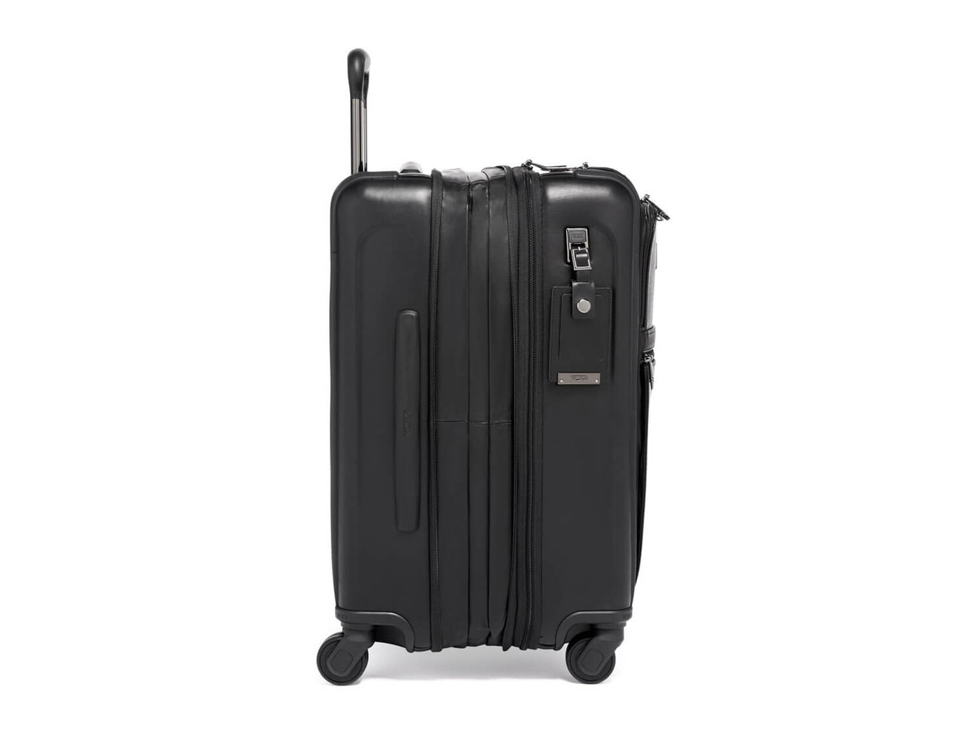 TUMI Continental Dual Access 4 Wheeled Carbon Fiber Carry-On Suitcase, side