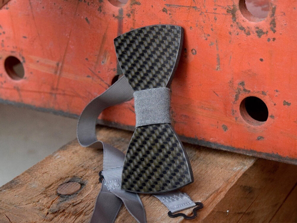 Real Carbon Fiber Bow Tie - Classic