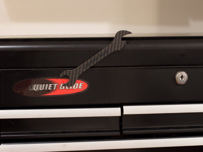Carbon Fiber Wrench Bottle Opener on toolbox