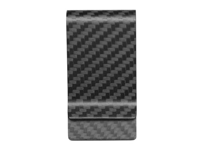 Real Carbon Fiber Money Clip / Matte front