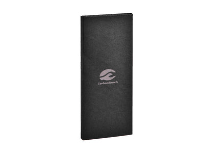 Solid Carbon Fiber Rectangle Keychain - Small