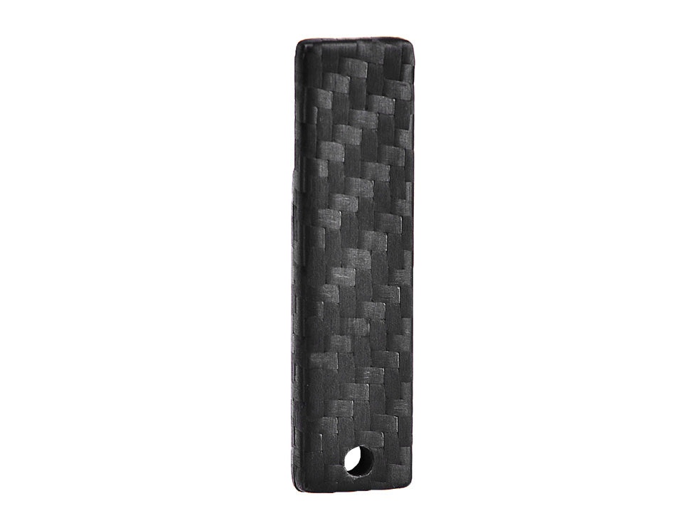 Carbon Touch Rectangular Carbon Fiber 4GB USB Keychain