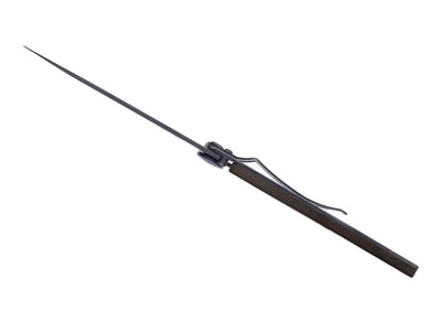 Deejo 37G Knife with Solid Carbon Fiber Handle, side profile