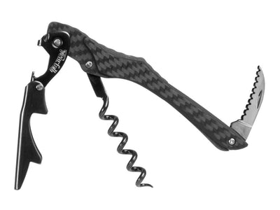 Farfalli Gulliver Professional Carbon Fiber Corkscrew - Open
