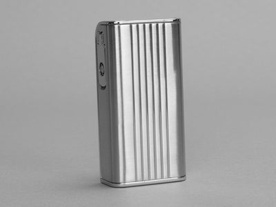 Infinity Double Jet Flame Chrome & Carbon Fiber Lighter