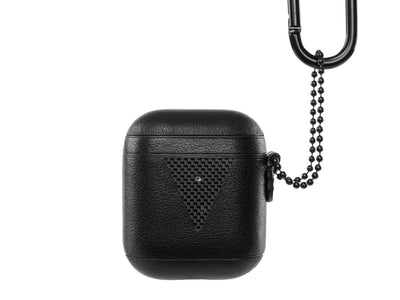 HoverPod NAPA Leather with Carbon Fiber Airpods Case with chain