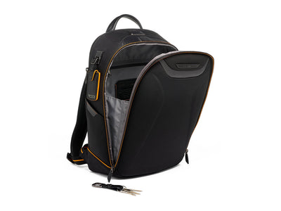 TUMI | McLaren Velocity backpack, open