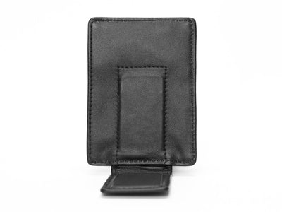 Carbon Fiber & Leather Money Clip Wallet