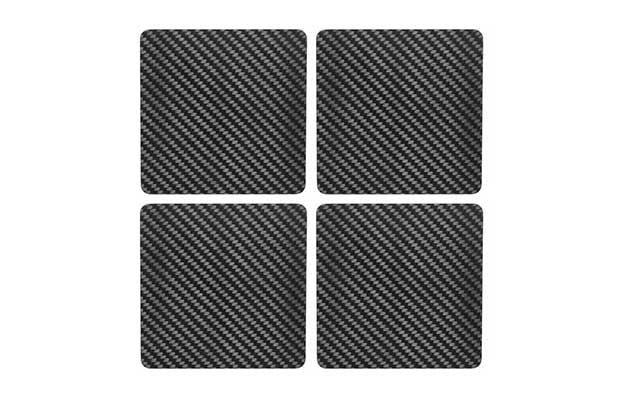 4-carbon-touch-carbon-fiber-coaster-set-square | 6 Amazing Carbon Fiber Kitchenware You Never Knew You Needed