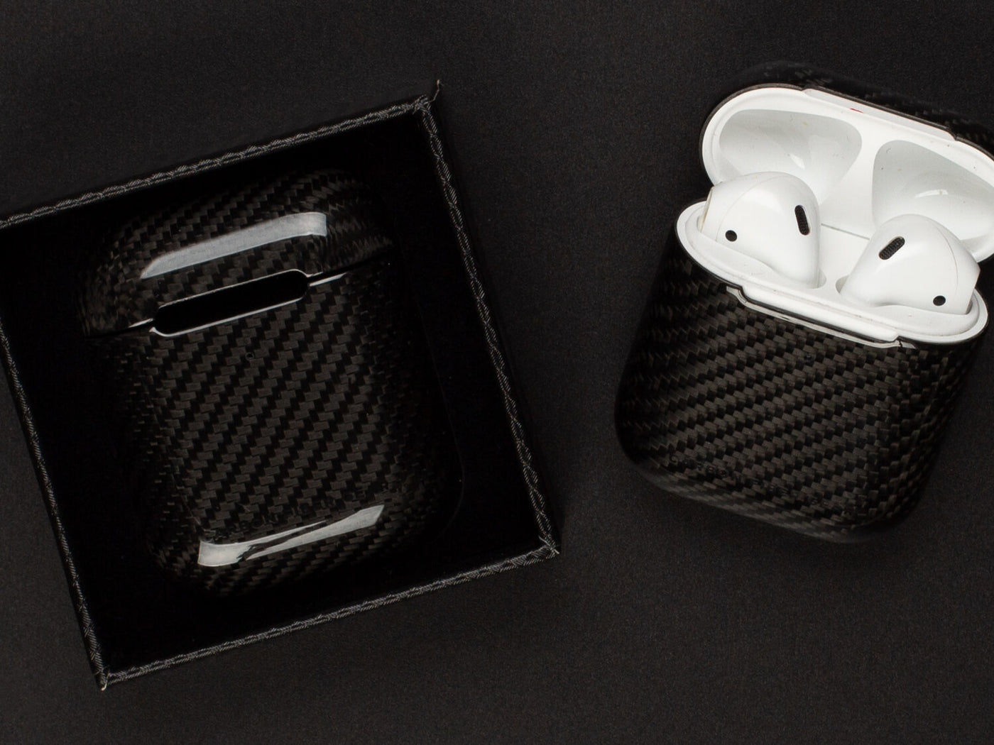CarboShield 100% Carbon Fiber Case for Apple AirPods