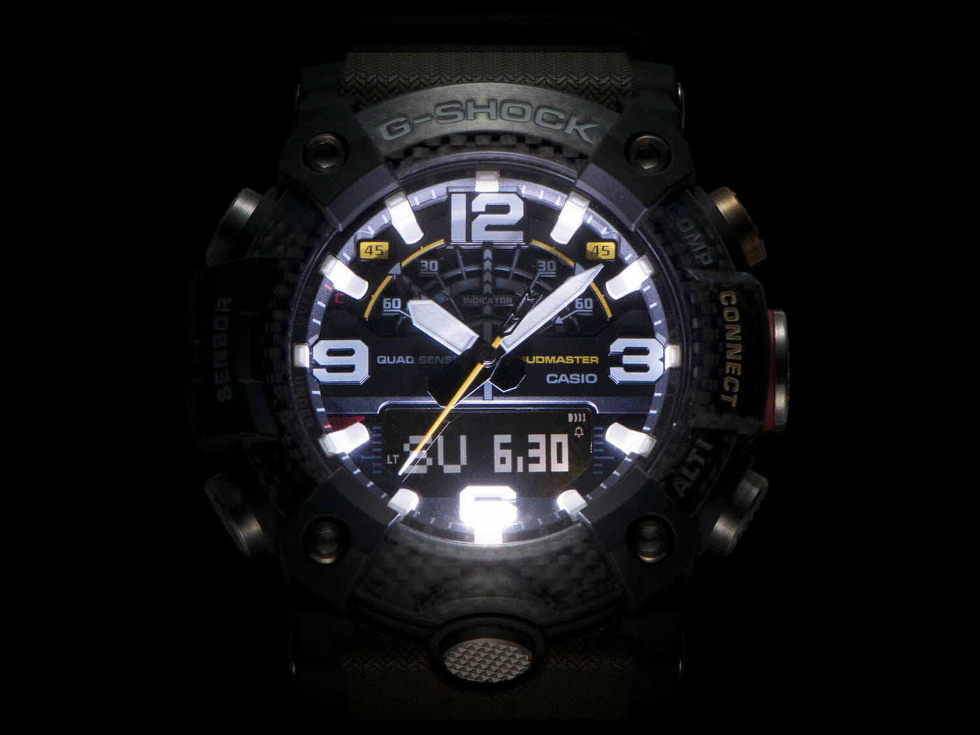 Casio G-Shock Mudmaster illuminated