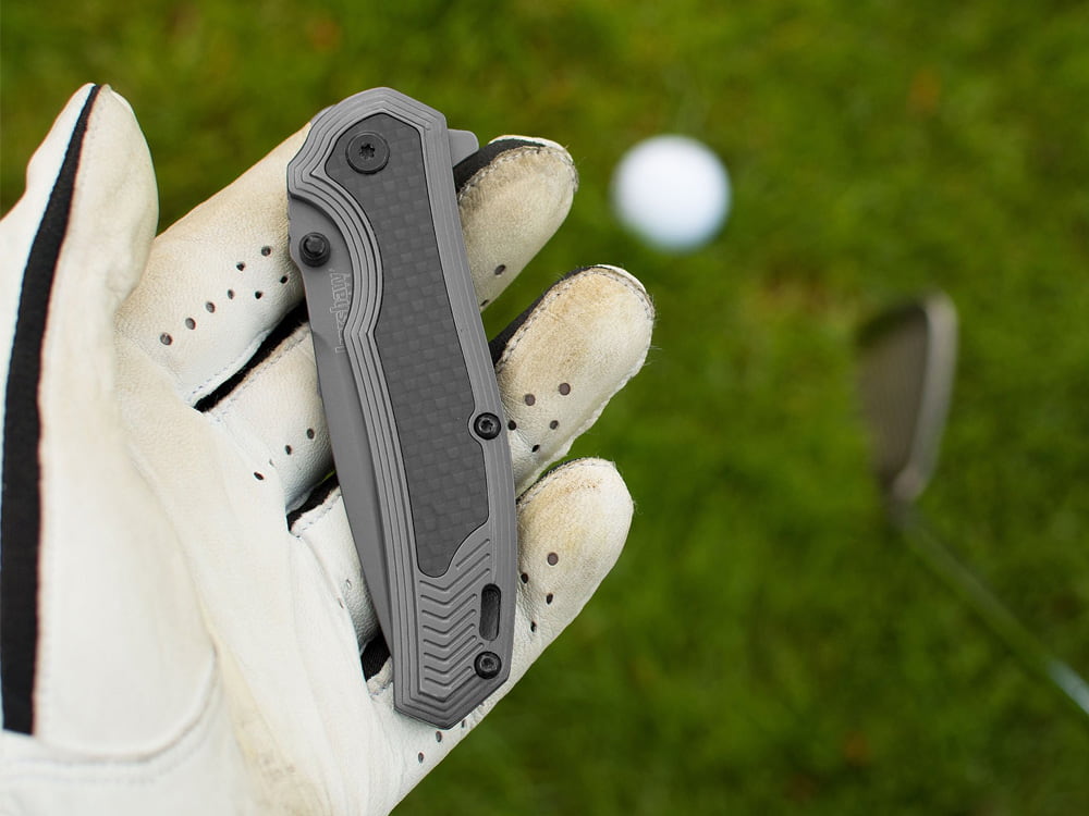 Kershaw Fringe Carbon Fiber A/O Frame Lock Knife