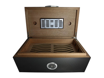 Porsche Design P'3685 50-Cigar Carbon Fiber Humidor