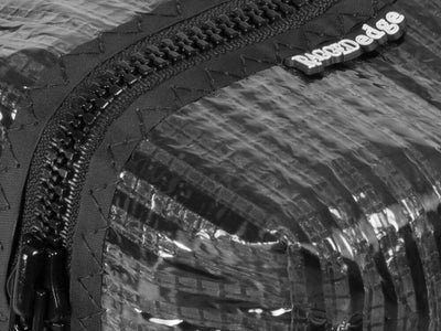 RAGGEDedge Carbon Fiber Sailcloth Toiletry Bag, up close