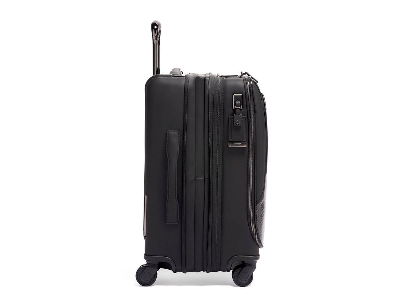 Tumi International Dual Access 4 Wheeled Carbon Fiber Carry-On Suitcase, side