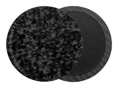 Forged carbon fiber coaster