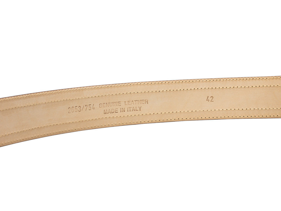Michael Toschi Carbon Fiber Belt - Black Leather
