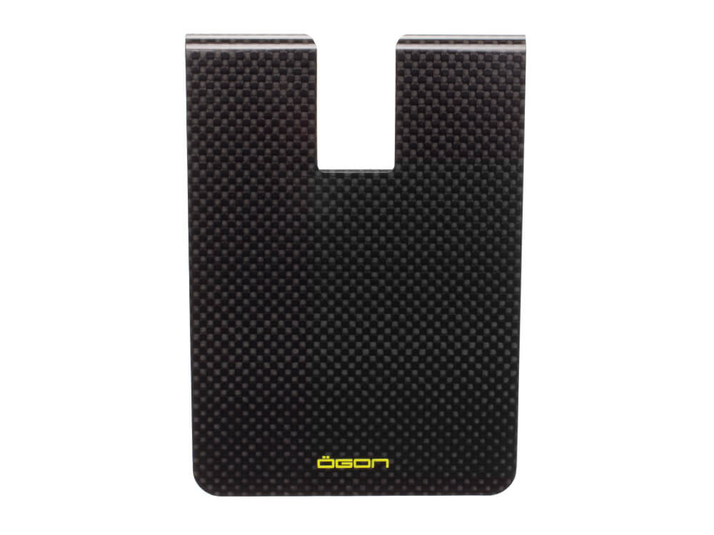 Ogon Carbon Fiber RFID Blocking Passport Clip, back