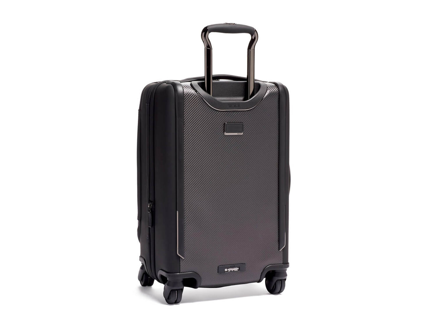 Tumi International Dual Access 4 Wheeled Carbon Fiber Carry-On Suitcase, back