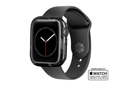Forged carbon fiber Apple Watch case, front