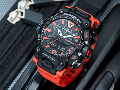 G-SHOCK Gravitymaster GRB200 Carbon Fiber Watch, red