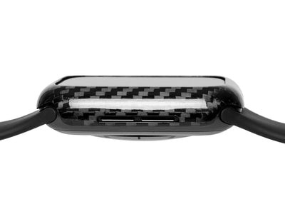 Carbon fiber Apple Watch case for Series 6, SE, 5, 4, side