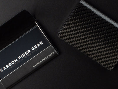 Flexy carbon fiber business card case