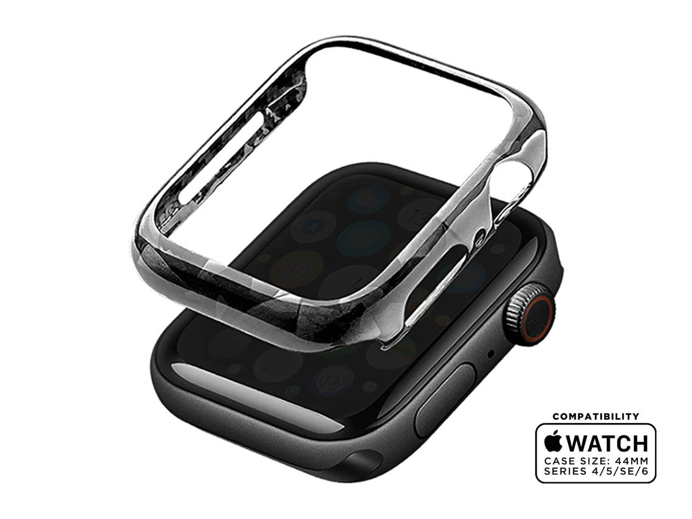 Forged carbon fiber Apple Watch case