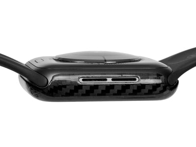 Carbon fiber Apple Watch case for Series 6, SE, 5, 4, side