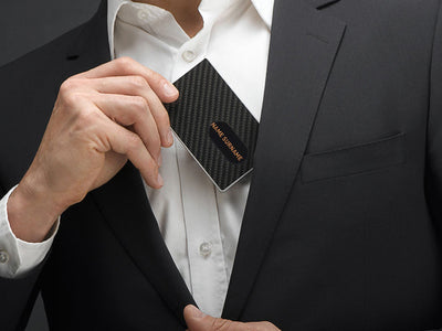 Cardissimo Carbon Fiber Business Card/Credit Card Holder
